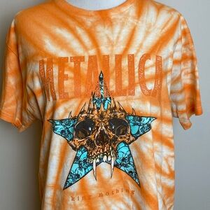 Orange Tie-Dye Short Sleeve Tee